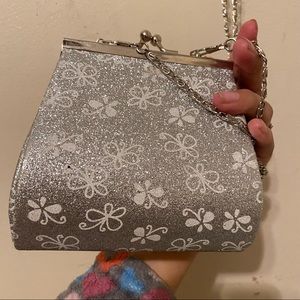 Glittery butterflies Mini Bag